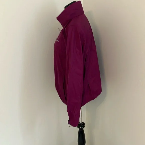 Columbia Purple Waterproof Jacket High Collar - Picture 3 of 10
